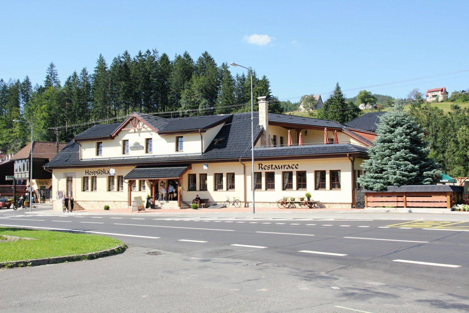 Penzion A Restaurace Stare Casy Hotel Horni Becva Exterior photo